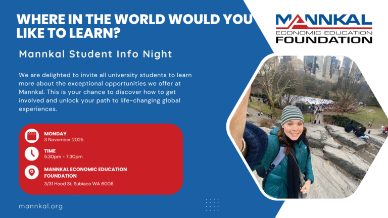 Mannkal Student Information Night 2025